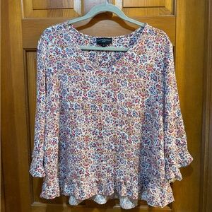 Cynthia Rowley Multicolor Paisley Blouse